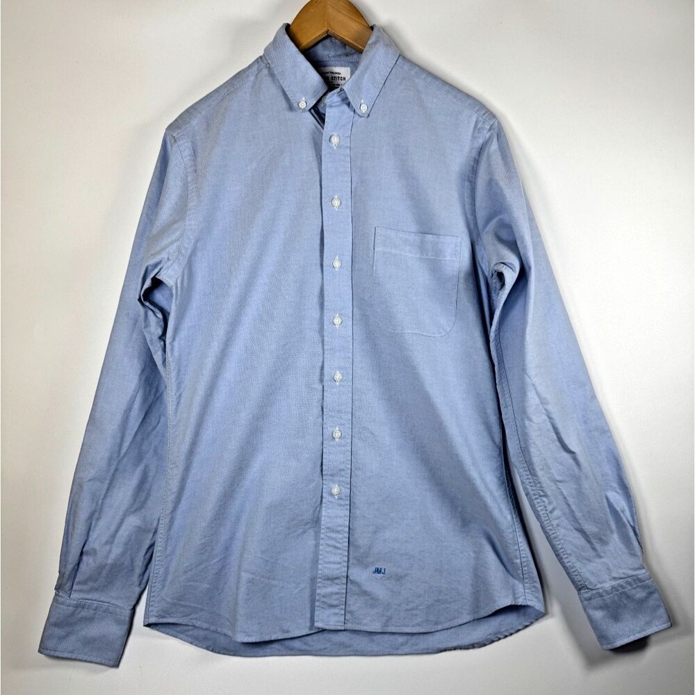 Taylor Stitch x L. Gambert Custom Shirt Mens Medium‎ Blue Oxford Button Down USA